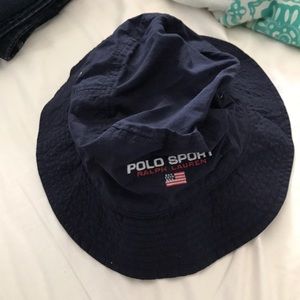 Ralph Lauren Polo Sport Navy Blue Bucket Hat